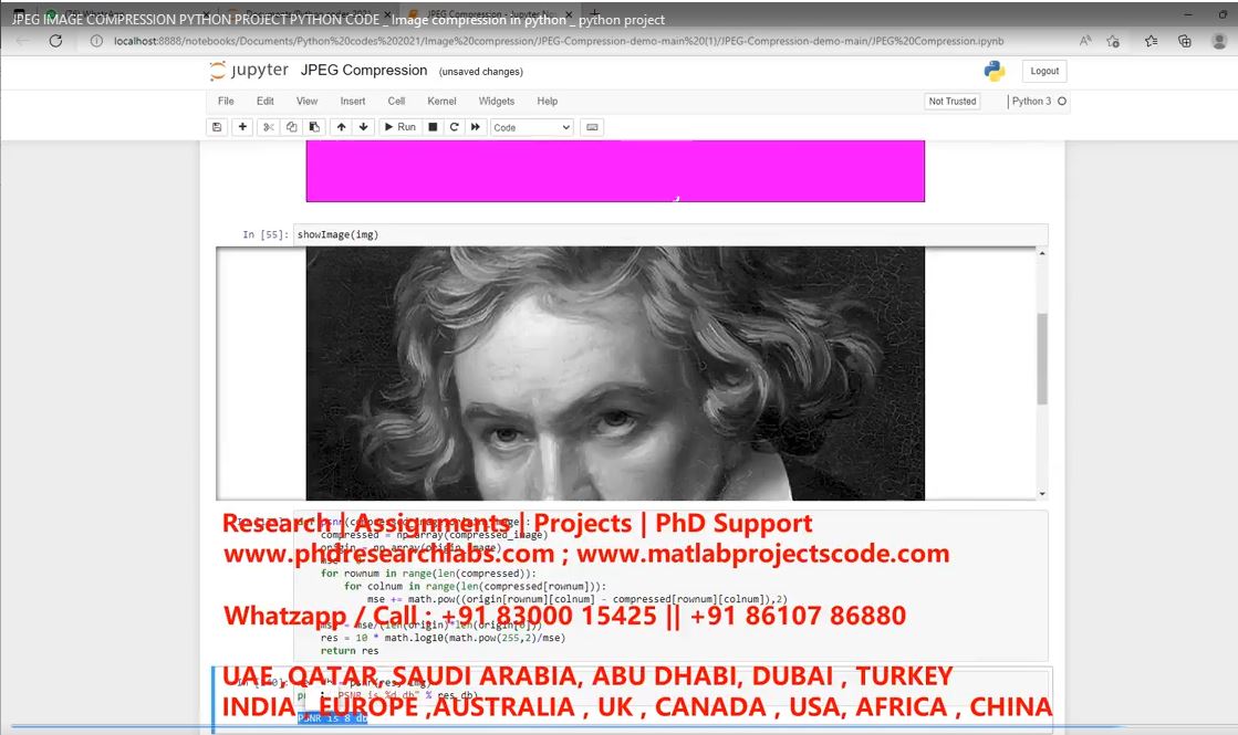 JPEG IMAGE COMPRESSION PYTHON PROJECT PYTHON CODE _ Image compression in python _ python project
